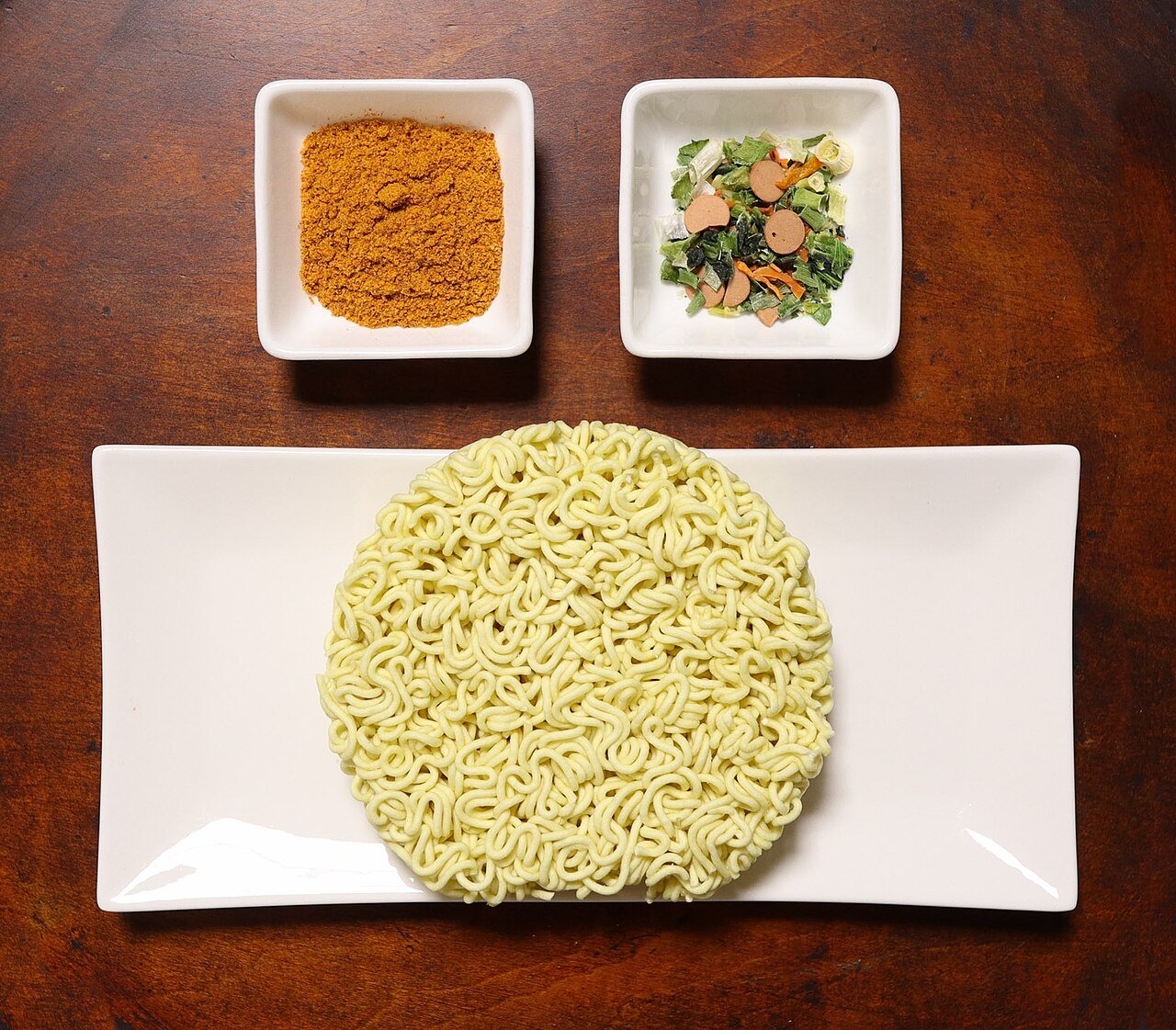 A package of Samyang instant ramen, the brand that turned buldak-style heat into an internet challenge food