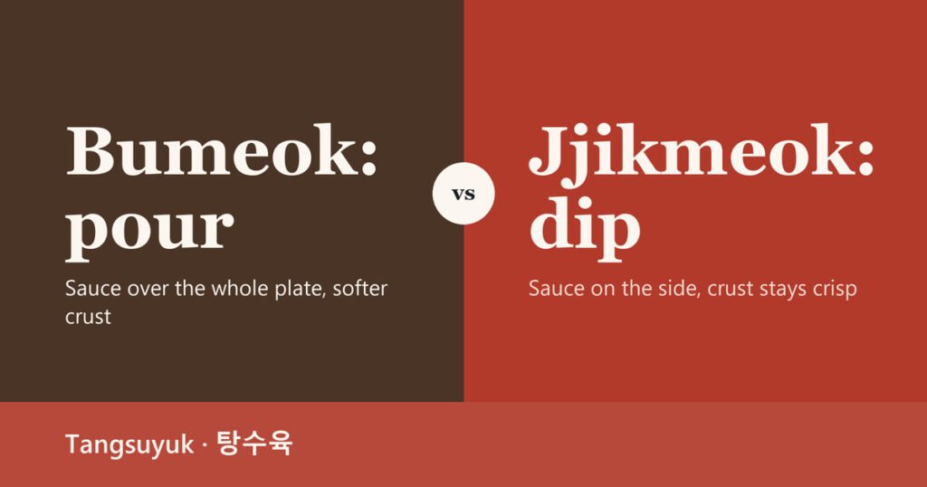 Title card for Tangsuyuk Fried Twice, So the Crust Survives the Sweet and Sour Sauce